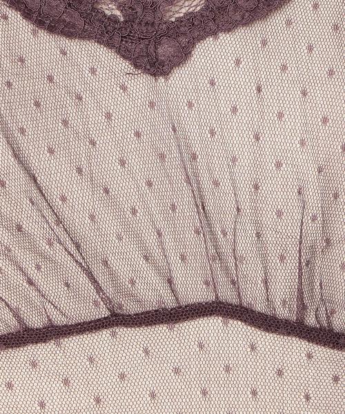 Another Edition（アナザーエディション）の「AEFC LACE DOT TULLE CAMI（キャミソール・レディース・オフホワイト/ブラック/ワインレッド・FREE）」の16枚目の写真