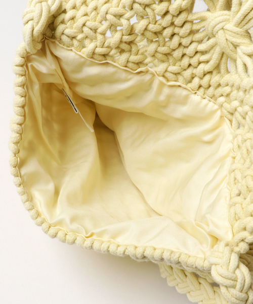 WEGO(ウィゴー)の「WEGO/コットンフリンジショルダーバッグ(ショルダーバッグ・レディース・ホワイト/ピンク/ブラック/パープル/イエロー・FREE)」の13枚目の写真