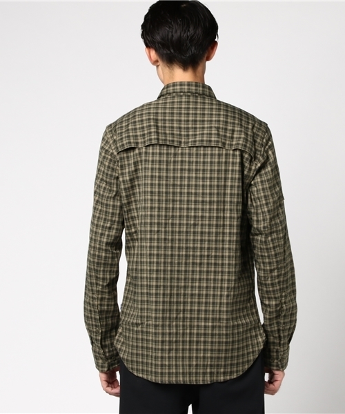 FJALL RAVEN （フェールラーベン）の「Lappland Flannel Shirt LS  (FJALLRAVEN/フェールラーベン)（シャツ/ブラウス・メンズ・レッド/オリーブ・SMALL/MEDIUM）」の4枚目の写真