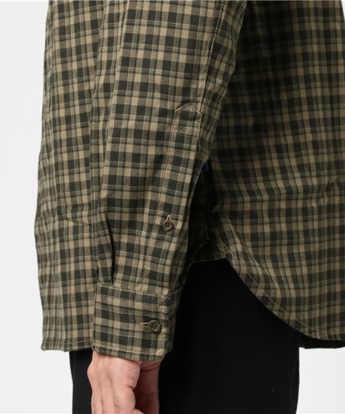 FJALL RAVEN （フェールラーベン）の「Lappland Flannel Shirt LS  (FJALLRAVEN/フェールラーベン)（シャツ/ブラウス・メンズ・レッド/オリーブ・SMALL/MEDIUM）」の6枚目の写真