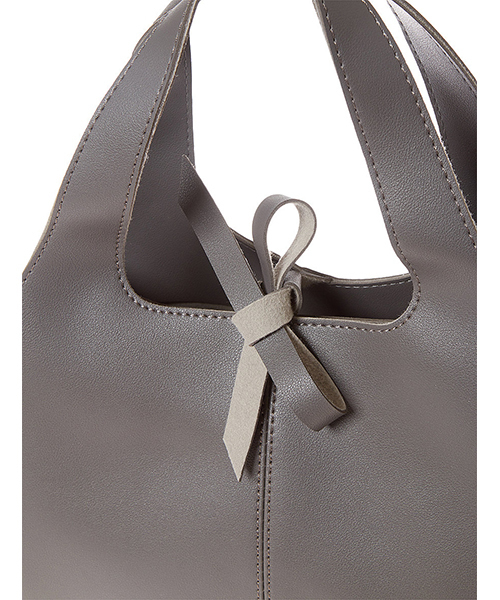 Edit Sheen(エディットシーン)の「フェイクレザースクエアバッグ(ハンドバッグ・レディース・グレー/ブラック/ピンク・FREE)」の22枚目の写真