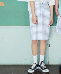 DING | DING/グラフチェックスカート(スカート)