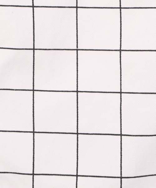 DING（ディング）の「DING/グラフチェックスカート（スカート・レディース・ホワイト・FREE）」の9枚目の写真