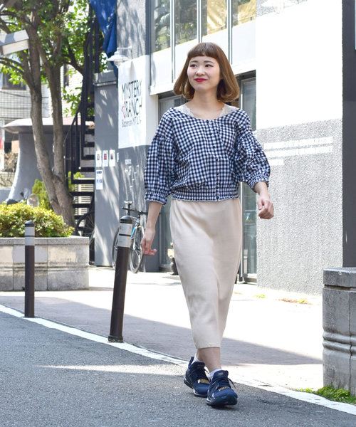 w closet(ダブルクローゼット)の「刺繍スリーブブラウス.(シャツ/ブラウス・レディース・ホワイト/ブラック/ラベンダー/チェック・FREE)」の15枚目の写真