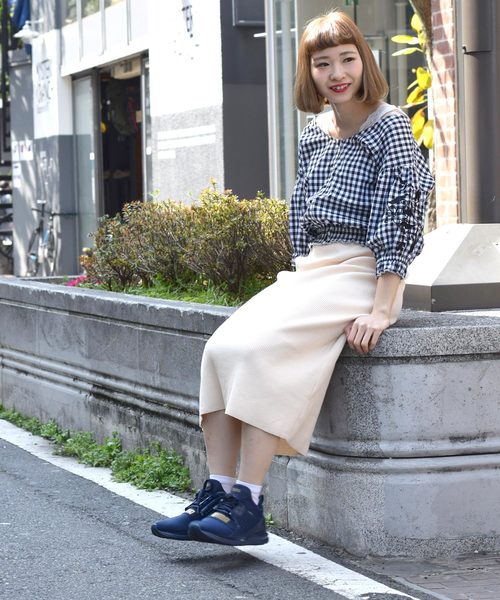 w closet(ダブルクローゼット)の「刺繍スリーブブラウス.(シャツ/ブラウス・レディース・ホワイト/ブラック/ラベンダー/チェック・FREE)」の11枚目の写真