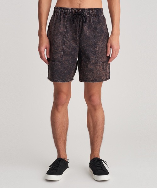 Saturdays NYC(サタデーズ ニューヨークシティ )の「Ritchie Shorts(その他パンツ・メンズ・ネイビー/ブラック/イエロー・L/M/S/XL/XS)」の2枚目の写真
