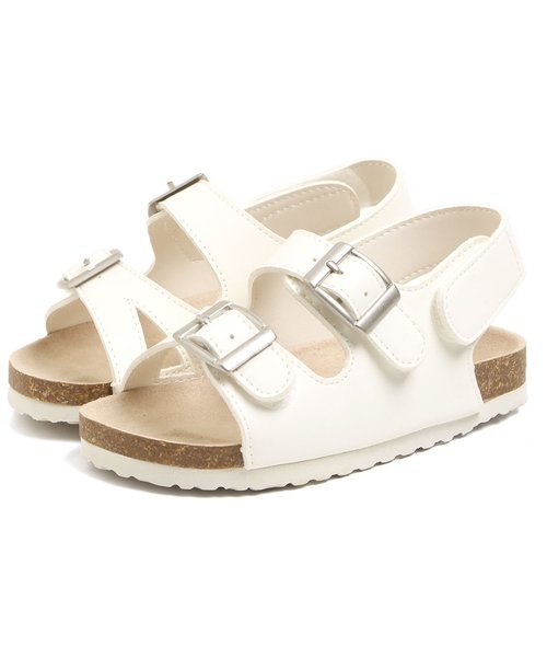 Ampersand（アンパサンド）の「トドラーサンダル（サンダル・キッズ・ホワイト/ブラック/ネイビー・19/17/18/16/21/20）」の2枚目の写真