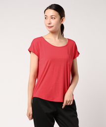 半袖 無地 ボーダー Ｕネック Ｔシャツ