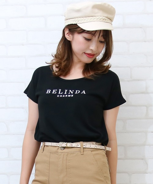 Social GIRL（ソーシャルガール）の「シンプルベーシックＵネックＴシャツ（Tシャツ/カットソー・レディース・ライトグレー/ホワイト/オリーブ/マジェンタ/ホワイト×ブラック/ベージュ/グレー系その他/ブラック/チャコールグレー/カーキ/レッド系その他/ブラック系その他/ホワイト系その他/ブラック×ホワイト/レッド/ホワイト系その他2/ホワイト系その他3/ブラック系その他2/ブラック系その他3/ネイビー/モカ/パープル/ピンク/イエロー/オレンジ・LL/M/S/L/3L）」の10枚目の写真