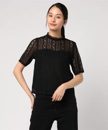 SpRay | エスニックレースハイネック(Tシャツ/カットソー)