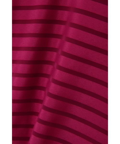 22 OCTOBRE（ヴァンドゥ－オクトーブル）の「シアーボーダーブラウス（シャツ/ブラウス・レディース・ネイビー/ピンク/ホワイト・38）」の9枚目の写真