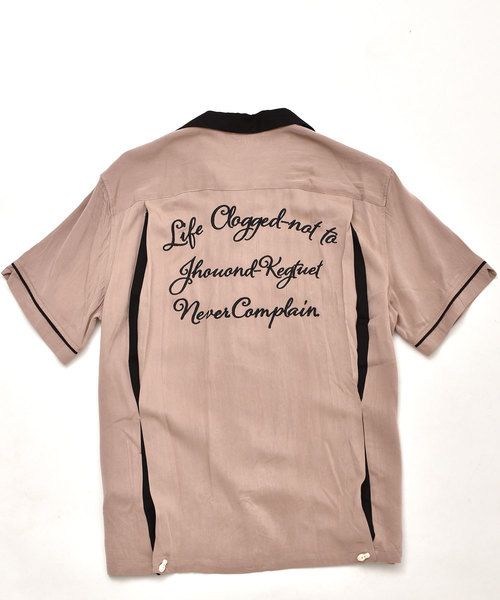 MinoriTY（マイノリティ）の「バック刺繍　ボーリングシャツ（シャツ/ブラウス・メンズ・ホワイト/ブラック/ピンク・M/L）」の13枚目の写真