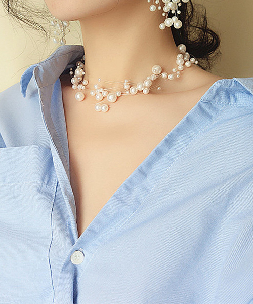 F D パールシャワーチョーカー チョーカー Fun Daily ファンアンドデイリー のファッション通販 Zozotown F D パールシャワーチョーカー チョーカー Fun Daily ファンアンドデイリー のファッション通販 Zozotown