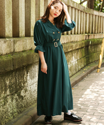 apres jour | 開襟ダブルボタンワンピース【ZOZOTOWN限定アイテム】(ワンピース)