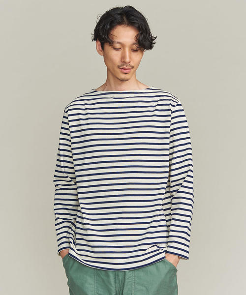 ORCIVAL(オーシバル)の「<ORCIVAL(オーシバル)> BASQUE BOAT/カットソー(Tシャツ/カットソー・メンズ・ネイビー/オフホワイト・5/4/3)」の2枚目の写真