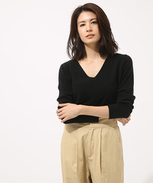 ベーシックVネックプルオーバー