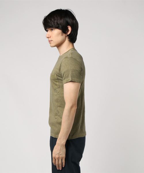 Good On（グッドオン）の「グッドオン POCKET TEE GOST0903CP Tシャツ（Tシャツ/カットソー・メンズ・イエロー/ダークオレンジ/レッド/オリーブ/ネイビー/ブラック・L/S/LL/M）」の7枚目の写真