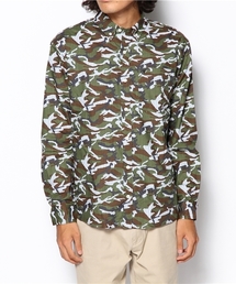 BEAMS | □INTERFACE / “BLACK HEART” STRIPE CAMO B.D SHIRTS(シャツ/ブラウス)