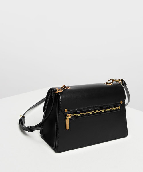 CHARLES & KEITH(チャールズ & キース)の「チェーンリンク クラシッククラッチ / Chain Link Classic Clutch(ショルダーバッグ・レディース・ブラック/セージグリーン/ライトピンク/プラム・S)」の13枚目の写真
