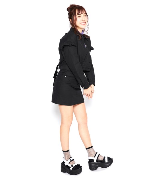 Mafmof(マフモフ)の「Mafmof(マフモフ) ストラップダッドシューズサンダル(サンダル・レディース・ブラック/ブラック×ホワイト/ブラック系その他・LL/S/M/L)」の9枚目の写真