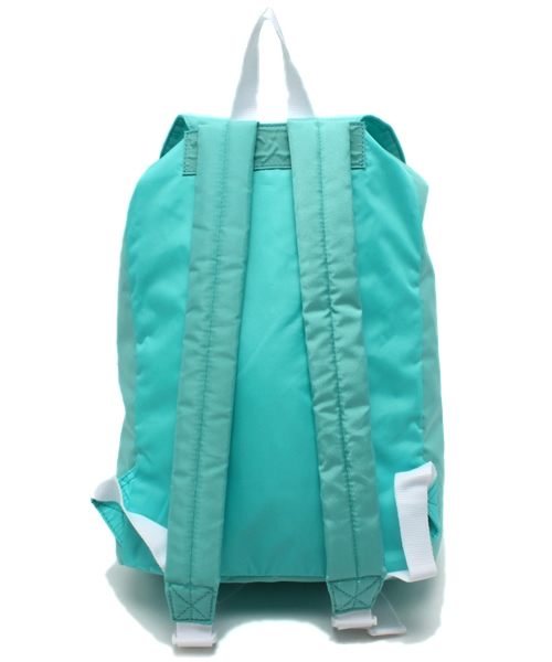 WEGO（ウィゴー）の「WEGO/ダブルベルトナイロンリュック（バックパック/リュック・レディース・ブラック/グリーン/サックスブルー/パープル/ピンク/ホワイト・FREE）」の9枚目の写真