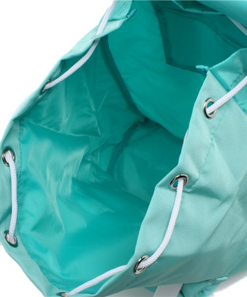 WEGO（ウィゴー）の「WEGO/ダブルベルトナイロンリュック（バックパック/リュック・レディース・ブラック/グリーン/サックスブルー/パープル/ピンク/ホワイト・FREE）」の12枚目の写真