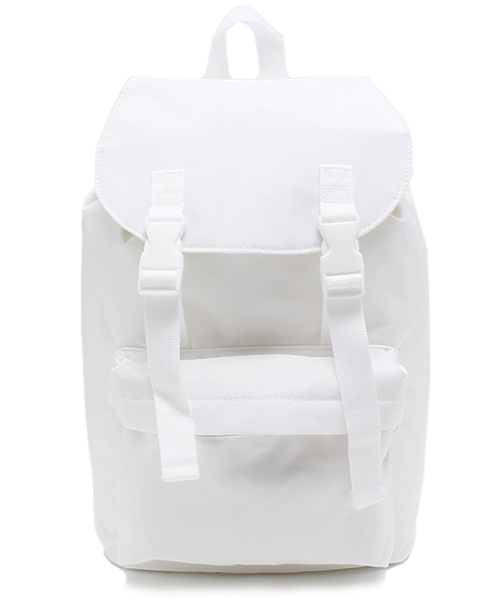 WEGO（ウィゴー）の「WEGO/ダブルベルトナイロンリュック（バックパック/リュック・レディース・ブラック/グリーン/サックスブルー/パープル/ピンク/ホワイト・FREE）」の15枚目の写真