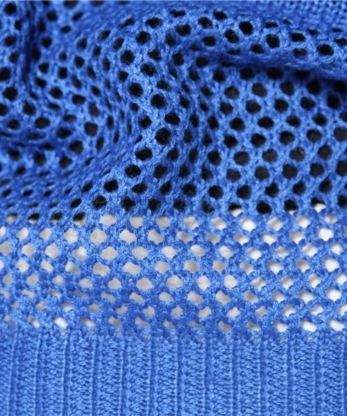 WEGO(ウィゴー)の「WEGO/メッシュ編み切替ニット(ニット/セーター・レディース・オフホワイト/グリーン系その他/ブルー/ライトパープル・FREE)」の7枚目の写真