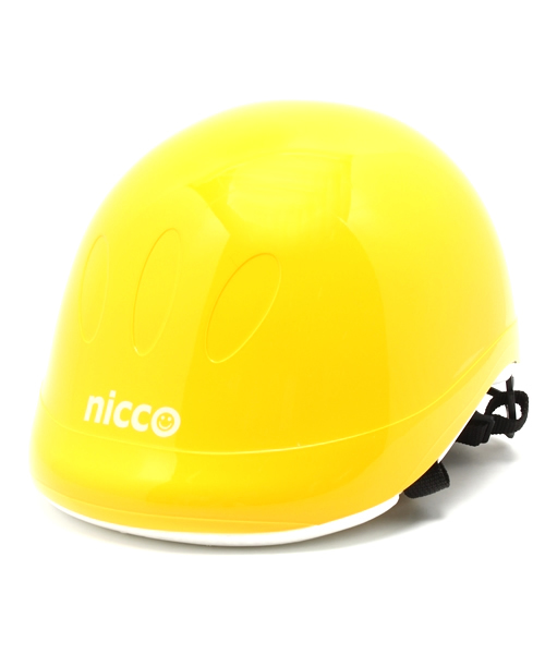 こども ビームス（コドモビームス）の「nicco×こども ビームス / 別注 キッズ ヘルメット (49～54㎝)（スポーツグッズ・キッズ・インディゴブルー/ブラウン/ピンク/レッド系その他/イエロー/グリーン系その他・ONE SIZE）」の4枚目の写真