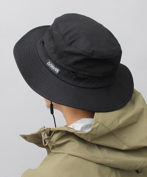 GERRY（ジェリー）の「【 GERRY / ジェリー 】 リップストップ キャンバス アドベンチャーハット / あご紐付き（ハット・メンズ・ブラック/ネイビー/カーキ・FREE）」の18枚目の写真