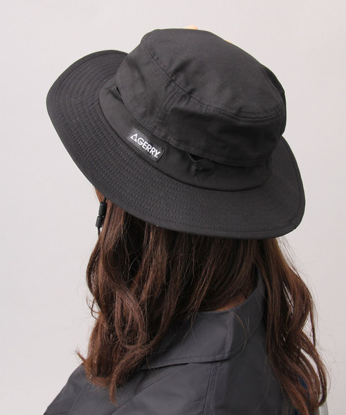 GERRY（ジェリー）の「【 GERRY / ジェリー 】 リップストップ キャンバス アドベンチャーハット / あご紐付き（ハット・メンズ・ブラック/ネイビー/カーキ・FREE）」の19枚目の写真