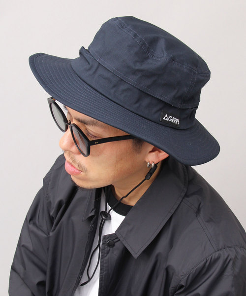 GERRY（ジェリー）の「【 GERRY / ジェリー 】 リップストップ キャンバス アドベンチャーハット / あご紐付き（ハット・メンズ・ブラック/ネイビー/カーキ・FREE）」の13枚目の写真