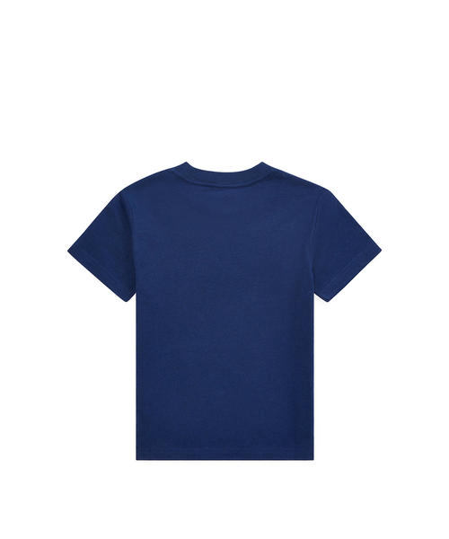 POLO RALPH LAUREN CHILDRENSWEAR（ポロ ラルフ ローレン チルドレンズウェア）の「コットン ジャージー グラフィック Tシャツ（Tシャツ/カットソー・キッズ・ホワイト/ネイビー・6/7）」の4枚目の写真