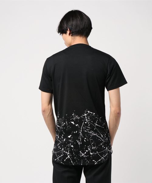 おしゃれスタ(オシャレスタ)の「サイドジップロングデザイン半袖Tシャツ(SS)(Tシャツ/カットソー・メンズ・ホワイト/ブラック・M/L)」の8枚目の写真