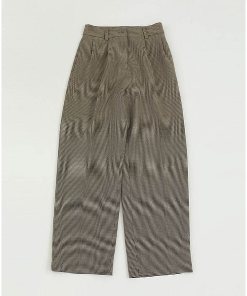 TODAYFUL（トゥデイフル）の「センタープレスワイドパンツ（その他パンツ・レディース・ブラウン/マルチ・36inch/38inch）」の7枚目の写真