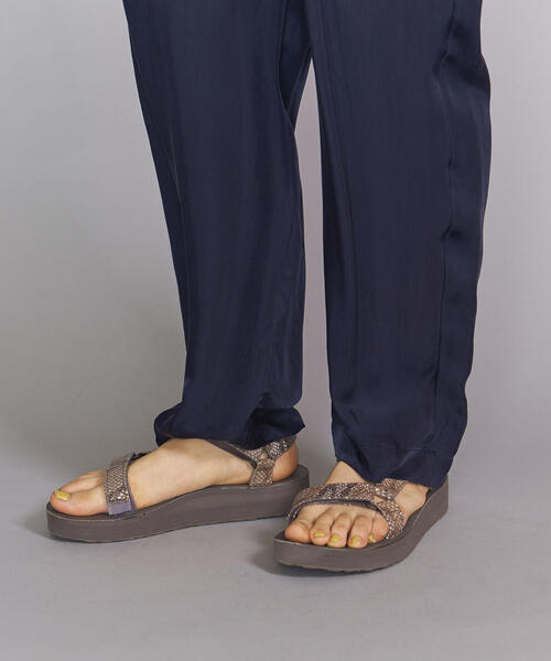 BEAUTY&YOUTH UNITED ARROWS（ビューティーアンドユースユナイテッドアローズ）の「BY キュプラツイルジャンプスーツ（つなぎ/オールインワン・レディース・オリーブ/ネイビー・MEDIUM/SMALL）」の6枚目の写真