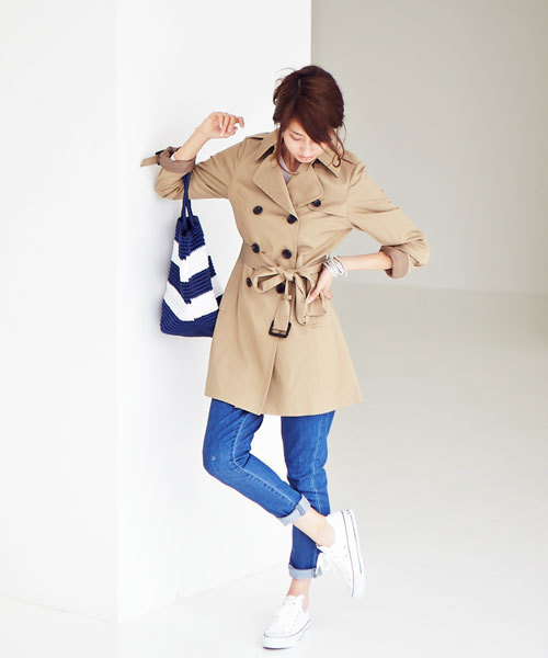 Jewel Changes(ジュエルチェンジズ)の「JOC TEN/N TWL トレンチ∴ ◆(トレンチコート・レディース・ベージュ/ブラウン・38/36)」の17枚目の写真