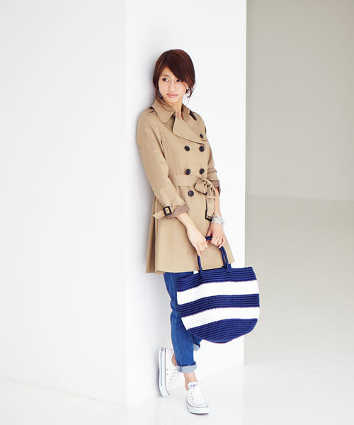 Jewel Changes(ジュエルチェンジズ)の「JOC TEN/N TWL トレンチ∴ ◆(トレンチコート・レディース・ベージュ/ブラウン・38/36)」の18枚目の写真