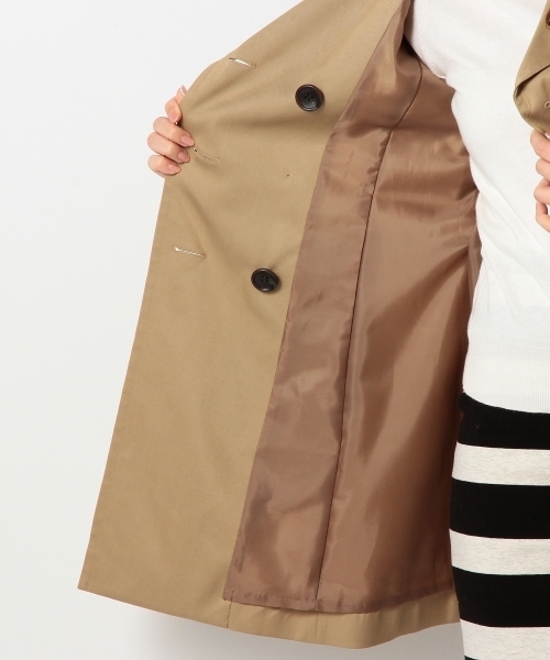 Jewel Changes(ジュエルチェンジズ)の「JOC TEN/N TWL トレンチ∴ ◆(トレンチコート・レディース・ベージュ/ブラウン・38/36)」の3枚目の写真