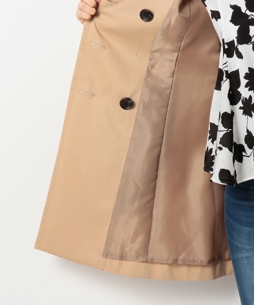 Jewel Changes(ジュエルチェンジズ)の「JOC TEN/N TWL トレンチ∴ ◆(トレンチコート・レディース・ベージュ/ブラウン・38/36)」の4枚目の写真