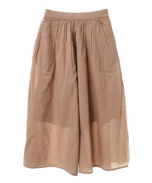 AMERICAN HOLIC（アメリカンホリック）の「ボリュームギャザーガウチョパンツ＊（その他パンツ・レディース・その他9/ストライプ/チェック/ドット/チャコールグレー/カーキ/ブルー/モカ/キャメル・L/M）」の10枚目の写真