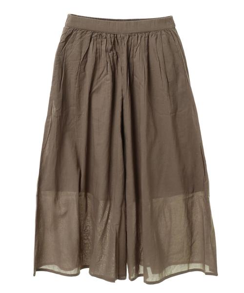 AMERICAN HOLIC（アメリカンホリック）の「ボリュームギャザーガウチョパンツ＊（その他パンツ・レディース・その他9/ストライプ/チェック/ドット/チャコールグレー/カーキ/ブルー/モカ/キャメル・L/M）」の21枚目の写真