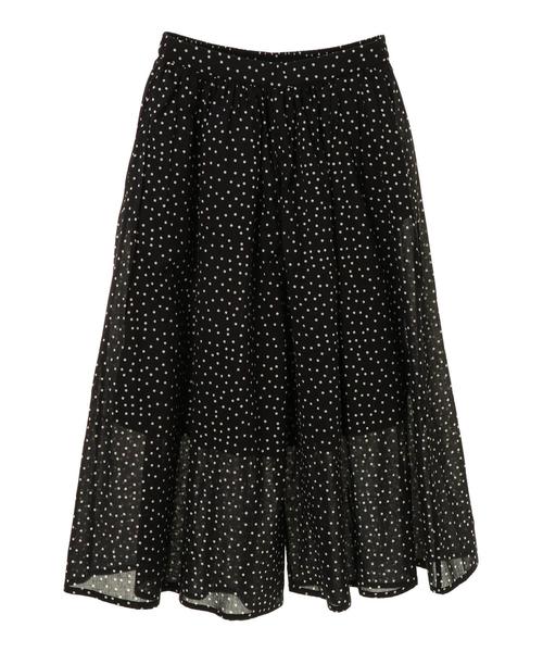 AMERICAN HOLIC（アメリカンホリック）の「ボリュームギャザーガウチョパンツ＊（その他パンツ・レディース・その他9/ストライプ/チェック/ドット/チャコールグレー/カーキ/ブルー/モカ/キャメル・L/M）」の18枚目の写真