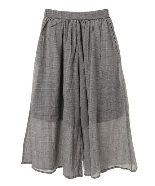 AMERICAN HOLIC（アメリカンホリック）の「ボリュームギャザーガウチョパンツ＊（その他パンツ・レディース・その他9/ストライプ/チェック/ドット/チャコールグレー/カーキ/ブルー/モカ/キャメル・L/M）」の17枚目の写真