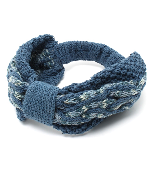 Another Edition（アナザーエディション）の「AE MIXアミコミ HB ◆（ヘアバンド・レディース・ライトピンク/ネイビー・フリー）」の5枚目の写真