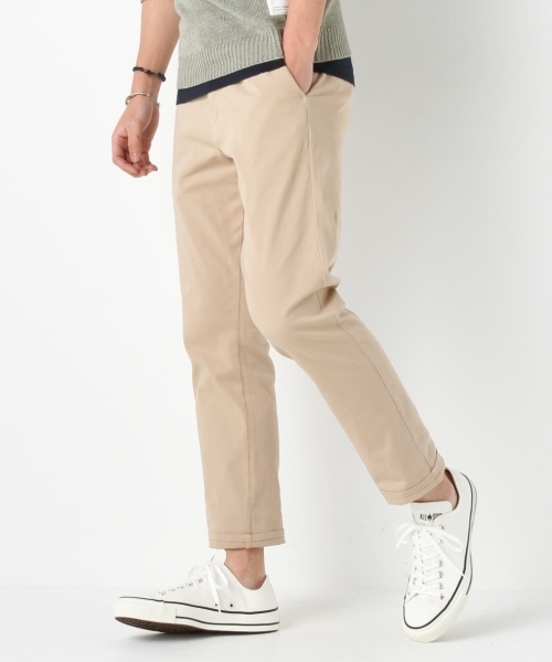 JOURNAL STANDARD(ジャーナルスタンダード)の「ストレッチツイルチノパンツ #(チノパンツ・メンズ・グレー/ホワイト/ベージュ系その他/ネイビー/サックスブルー・LARGE/SMALL/MEDIUM)」の4枚目の写真