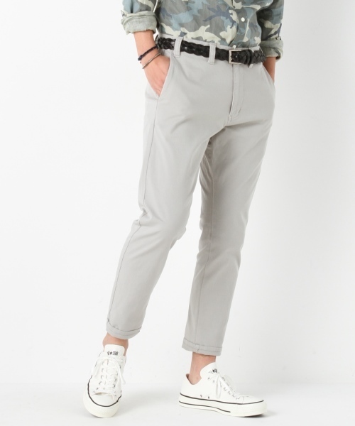 JOURNAL STANDARD(ジャーナルスタンダード)の「ストレッチツイルチノパンツ #(チノパンツ・メンズ・グレー/ホワイト/ベージュ系その他/ネイビー/サックスブルー・LARGE/SMALL/MEDIUM)」の3枚目の写真