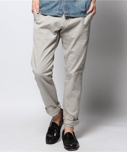 JOURNAL STANDARD(ジャーナルスタンダード)の「ストレッチツイルチノパンツ #(チノパンツ・メンズ・グレー/ホワイト/ベージュ系その他/ネイビー/サックスブルー・LARGE/SMALL/MEDIUM)」の15枚目の写真