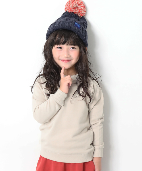 devirock(デビロック)の「スウェットトレーナー(スウェット・キッズ・ブラック/杢グレー/ネイビー/ブルー系その他/ダークグリーン/グリーン/カーキ/パープル系その他/ラベンダー/レッド系その他/レッド/スモークピンク/モカ/ライトブラウン/ベージュ/マスタード/イエロー/ブルー系その他2/ワイン・80cm/90cm/100cm/110cm/120cm/130cm/140cm/150cm/160cm)」の5枚目の写真