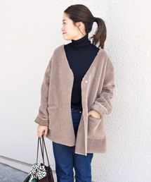 SHIPS | リバーシブルフェイクムートンコート◇(その他アウター)